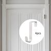 -the-Door Hanging Organizer Hooks, Space Saver, Multi-Purpose, for Kitchen, Bathroom, And Bedroom.