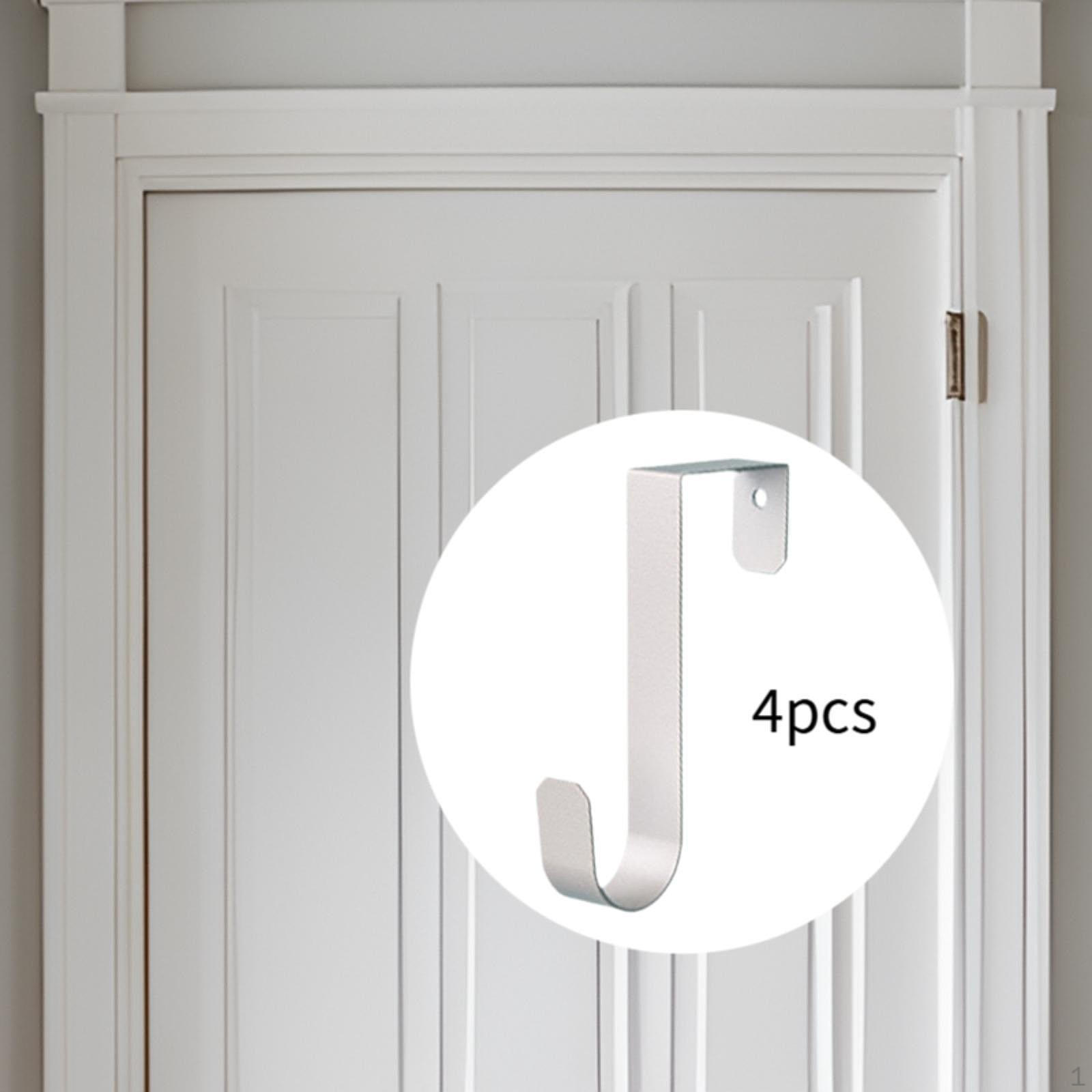 

-the-Door Hanging Organizer Hooks, Space Saver, Multi-Purpose, for Kitchen, Bathroom, And Bedroom. белый