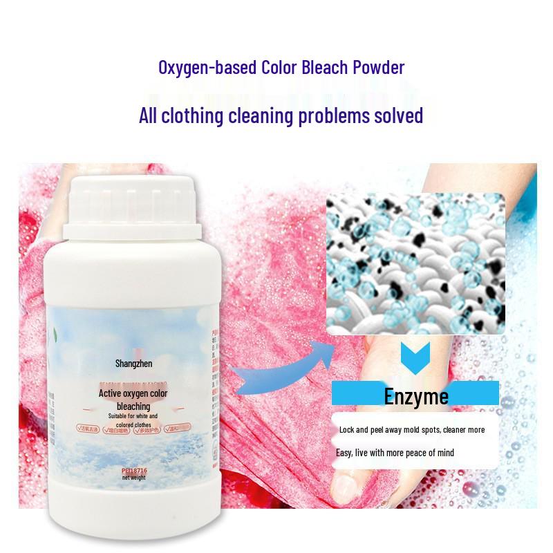 High-Quality Oxygen Bleach Powder for Whitening and Brightening Colored Clothes