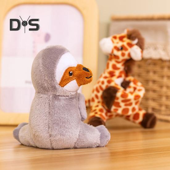 Pluszowe zwierzątka bransoletki slap dla dzieci pluszowa kreskówkowa żyrafa żółw koala słoń lalka bransoletka opaska slap koło zabawka dla dziewczynek chłopców
