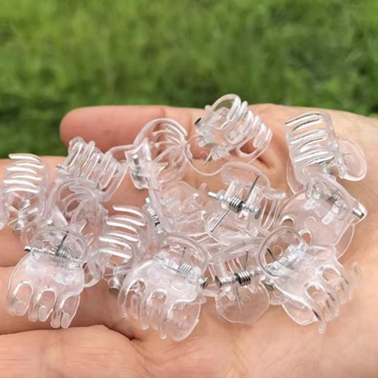 Transparente Pflanzenklammern Kunststoff Phalaenopsis-Klammern Orchideen-Stütz-Klammern für Blumenzweige Kletterpflanzen Ranken Tomaten