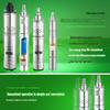 Mabang Stainless Steel Submersible Well Pump, Single-Phase, 220V, High-Head Water Pump for Household Use