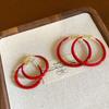 Niche Style Ankela Red Female Retro Hong Kong Style Elegant Simple Bracelet