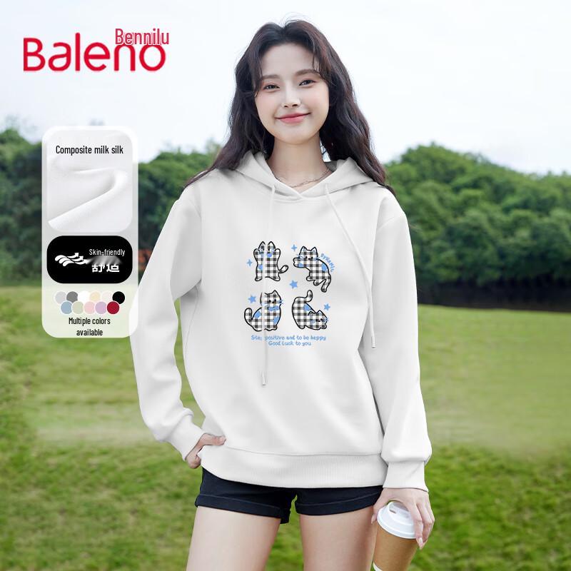 Baleno Women's Autumn Casual Hooded Sweatshirt