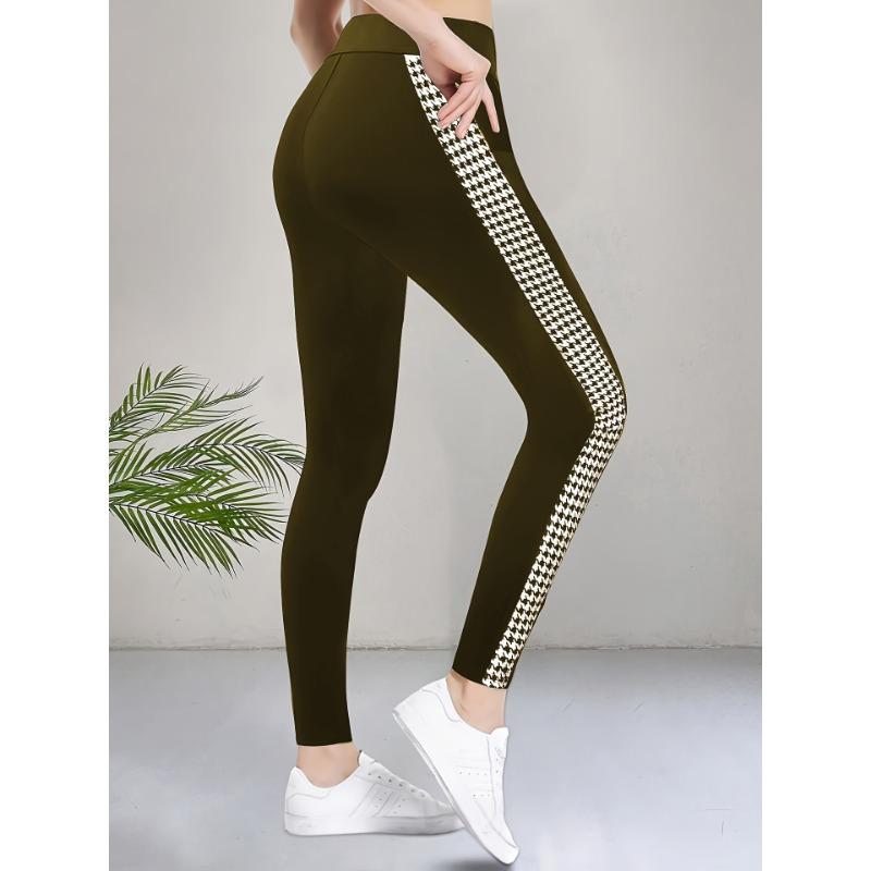 Women's Summer High-waisted Tight-fitting Printed Split Casual Pants