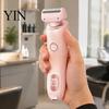 Body Hair Grooming Tool Women Electric Shaver with 2 Heads, Bikini Trimmer Razor LED Display, Removal Epilator for Face Eyebrow Underarms Legs