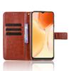 Dla Oukitel C1 Pro/Oukitel C1 Skórzane etui PU ze smyczą Tekstura Crazy Horse Pokrowiec portfel na telefon