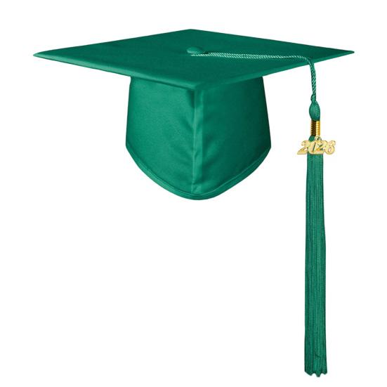 Matte Graduation Cap with 2026 Tassel Adjustable Elastic Unisex Graduation Cap for High School Middle School College Ceremony