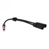 Car Auto Radio  Stereo 2Female To 1Male Splitter Extension Cable Wire