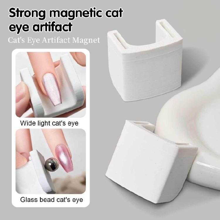 Professional Magnetic Nail Stand Secures Various Nail Shapes Ergonomic Portable Design For Artists And Enthusiasts