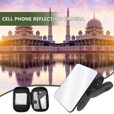 Smartphone Camera Mirror Reflection Clip Phone Selfie Reflector Tool Universal Adjustable Reflection Clip Kit
