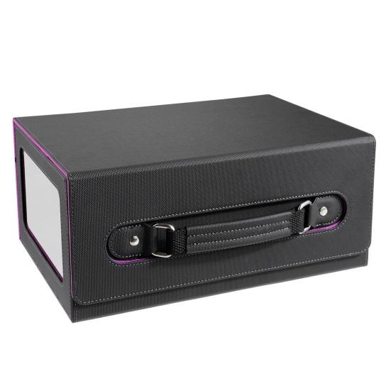 Yousheng Trading Card Storage Box Magnetic Closure 4-Row Deck Case Large Capacity Card Deck Box for PTCG TCG Sports Cards