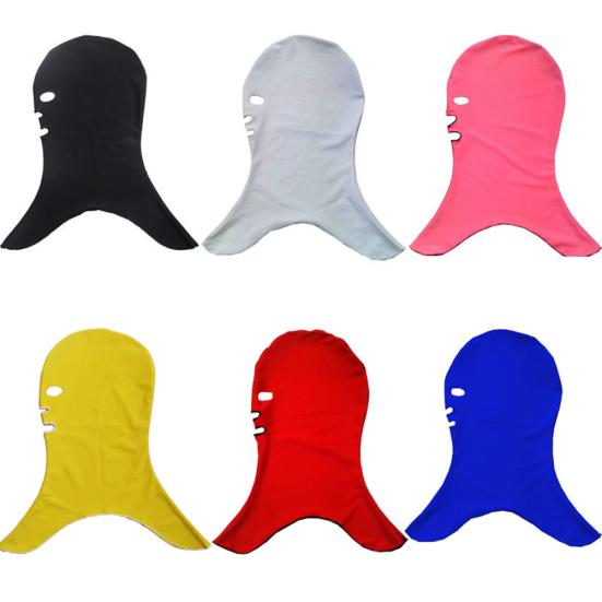 Facekini Breathable Pool Mask Head Sunblock UV Sun Protection Face Swim Cap