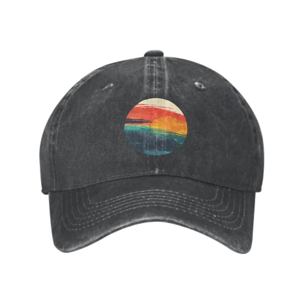 Sky Ocean Sun Summer Classic Fashion Men Trucker Hat Cotton Breathable Women Cowboy Cap Outdoor Leisure Basketball Caps