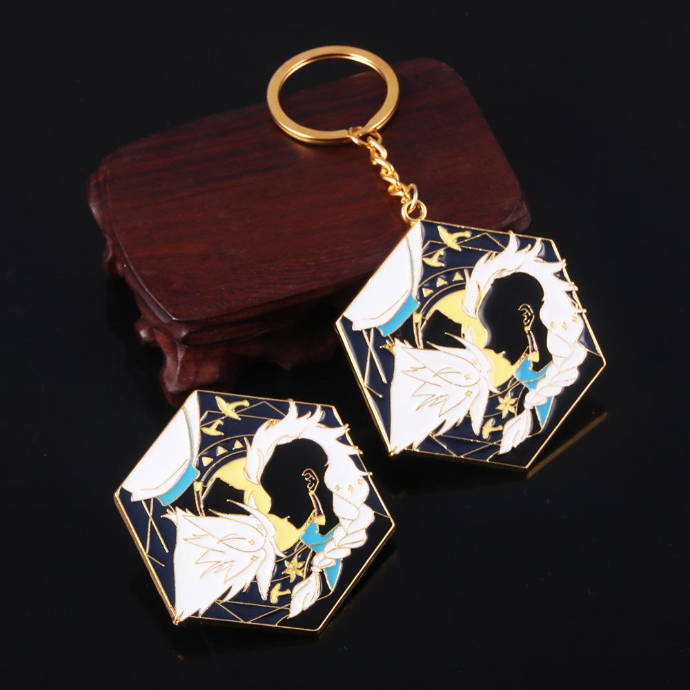 Game Sky: Children of the Light KeyChain Dragon Bone Kakashi Game Peripherals Cartoon Brooch For Women Men Fans Jewelry Gifts