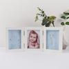 Baby Hand & Footprint Clay Photo Frame: Newborn Commemoration & 100 Days Souvenir