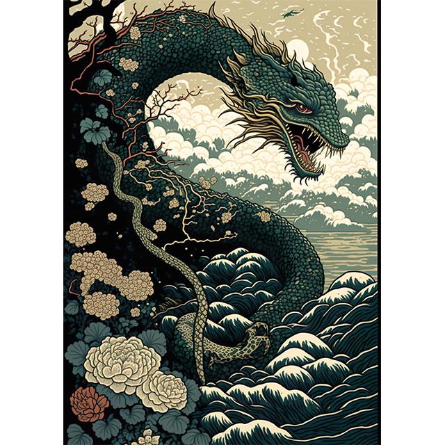 Asian Animals Zodiac Signs Japan China Prints Poster Canvas Painting Modern Wall Art Pictures for Living Room Bedroom Home Decor