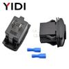 Universal Mini Dual USB Port Car Fast Charger Socket 3.1A Rectangular Waterproof Dustproof Adapter 12V 24V Iphone Ipad Samsung