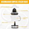 Electric Citrus Juicer Orange Squeezer Lemon Extractor Plastic Automatic Fresh Fruit Juice Hands Free Presser Juicer Machine