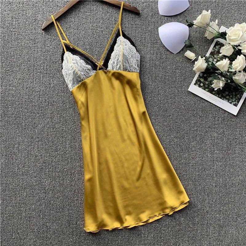 New Suspender Nightdress Female Summer Lace Skirt