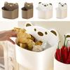 White Brown Wall Mounted Storage Box Self Adhesive Pen Holder Storage Shelf  Home Decoration