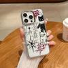 Black Cat Sketch Kitten Phone Case for Xiaomi Mi 15 14T 14 12T 11T 11 Poco M7 X7 X6 F5 F6 X5 GT Pro 4G 5G Transparent Soft Cover
