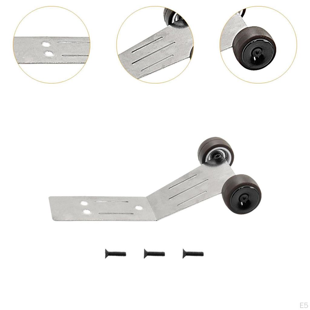 RC Wheelie Bar Heads Up Wheel Professional Easy To Install Part Upgrades for 1/10 DIY Accs