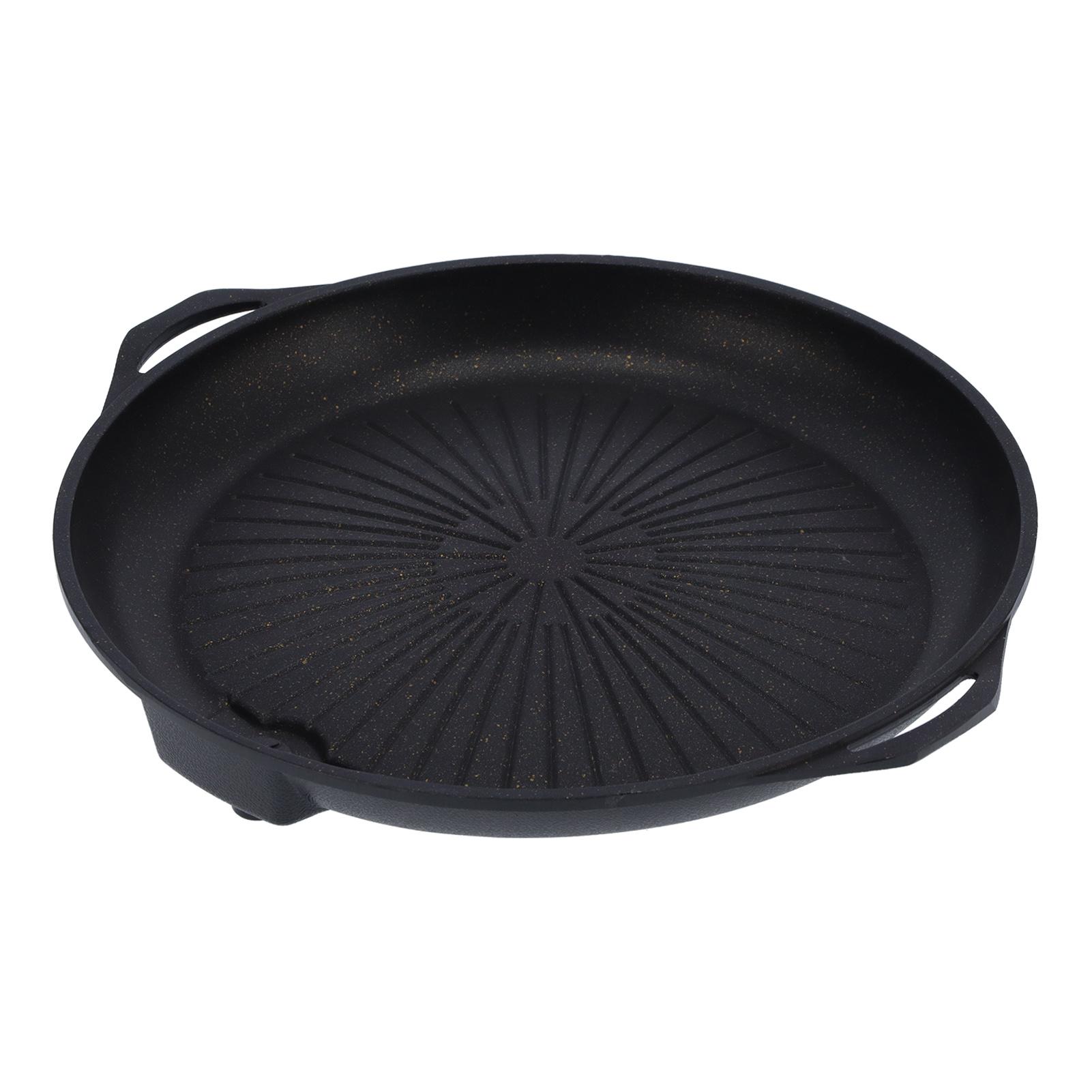 

Многофункциональная переносная пластина для барбекю с антипригарным покрытием для выпечки дома, ресторана, улицы Non Stick Double Ear Wide Side