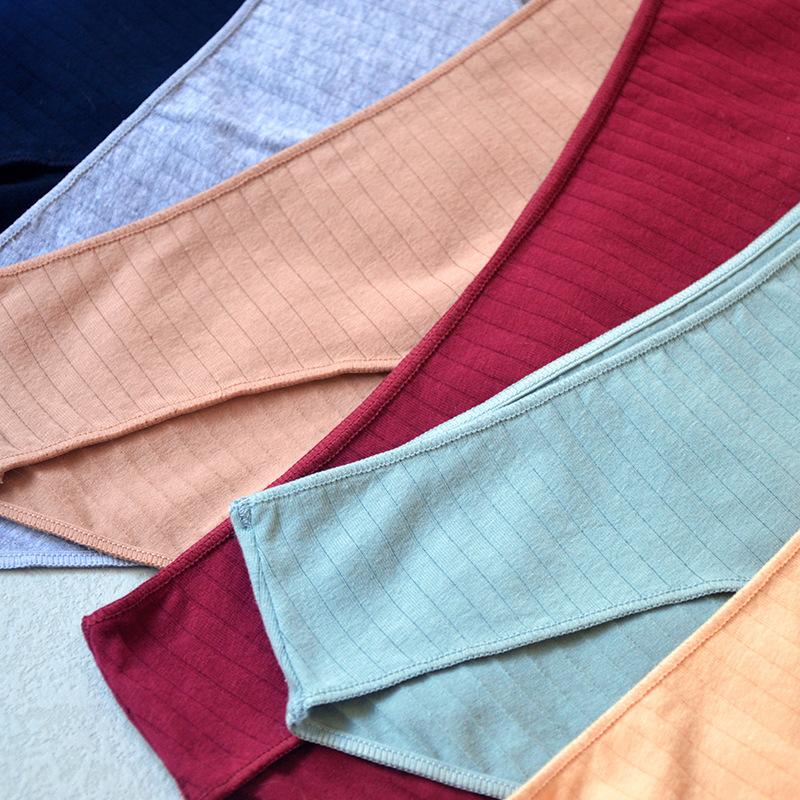 Pluss størrelse dametruser Omslagsrumpeimitasjon uten spor for dametruser Lavt midjeundertøy