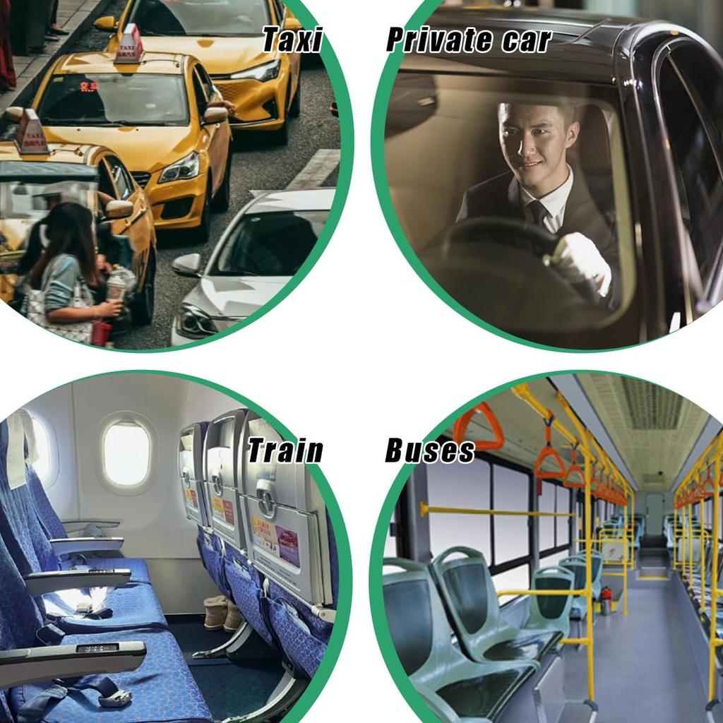 100 PCS Disposable Car Seat Covers, Dustproof Plastic Auto Seat Protective Covers, Universal Clear Vehicle Seat Protector for Airplane Seats, Salon