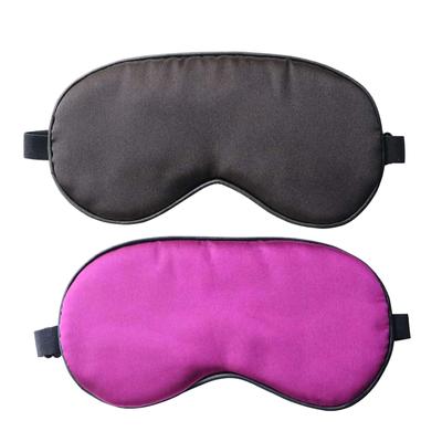 Sleep Mask Silk Blackouted Soft Travel Mask with  Strap Sleep Eye Mask