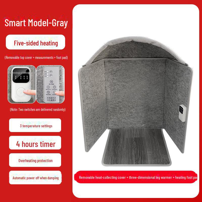 Stille Winter Bureaukachel: 3D Voet- en Beenwarmer