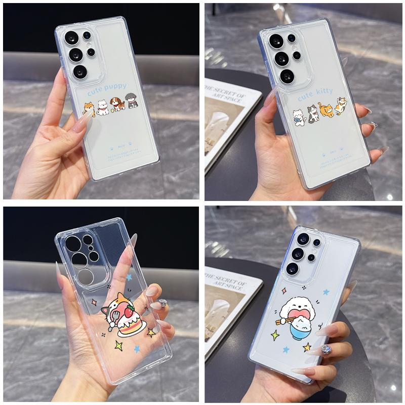 Clean and concise image Phone Case for Samsung A24 A25 A26 A31 A32 A33 A34 A35 A51 A53 A54 A71 A72 A73 Transparent Soft Covers