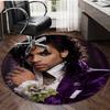 1pc Prince1 Print Round Carpet Chair Round Carpet Suitable for Bedroom Living Room Home Decorative Carpet