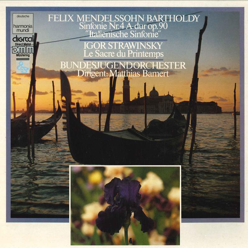 

LP Record MATTHIAS BAMERTDIR.BUNDESJUGENDO Felix Mendelssohn BartholdySinfoni HM812D HARMONIAMUNDI 1988 Germany Classical Used