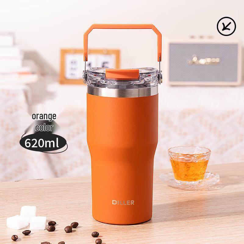 Diller MLH9168 620ml Stainless Steel Insulated Dual-Drink Bottle