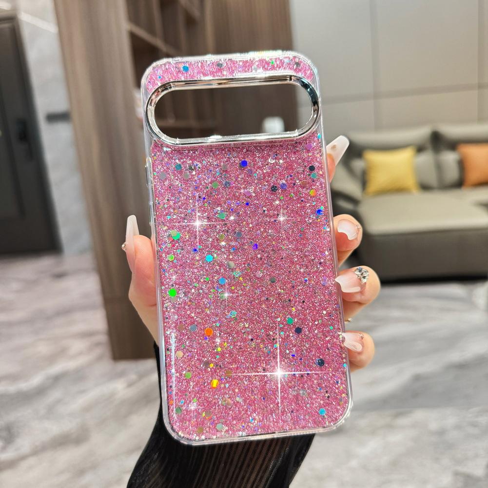 Sequin Glitter Phone Case For Pixel 10 Pro XL 10 Pro Google Pixel 9a 9 Pro 8a 8 Pro Bling Glitter Sparkle TPU Protective Cover