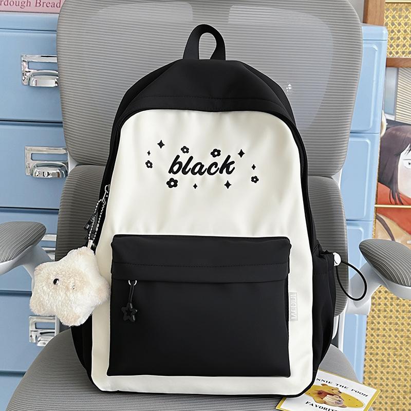 Schoolbag Backpack for Women 1011 New Korean Version Ins College Wind Energy Schoolbag Advanced Sense Junior and High School Students Cute Backpack