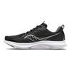 SAUCONY Tessuto Ammortizzazione Resistente all'Abrasione Traspirante Scarpe da Ginnastica e Corsa Basse Uomo Nero Argento S20724-05
