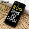 Krajews Keep Calm Drink Wine Champagne Phone Case Cover For IPhone 18 17 Air 16 15 14 plus 11 12 13 pro max coque Fundas