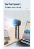 JK107 Handheld Fan: Ultra-long Battery, Powerful Cooling, 100-Speed Ice-feel Breeze