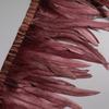 25-30cm Rooster Feather Trimming Chicken Feathers Trims Rooster Tail Feather Ribbon Dress Skirt Costume Carnival Decoration