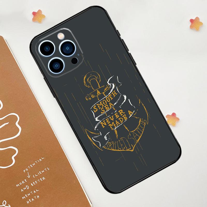 Anchor Sea Beach Phone Case For iPhone 15 16 14 13 12 11 Pro Max Mini Plus XS X XR Back Cover