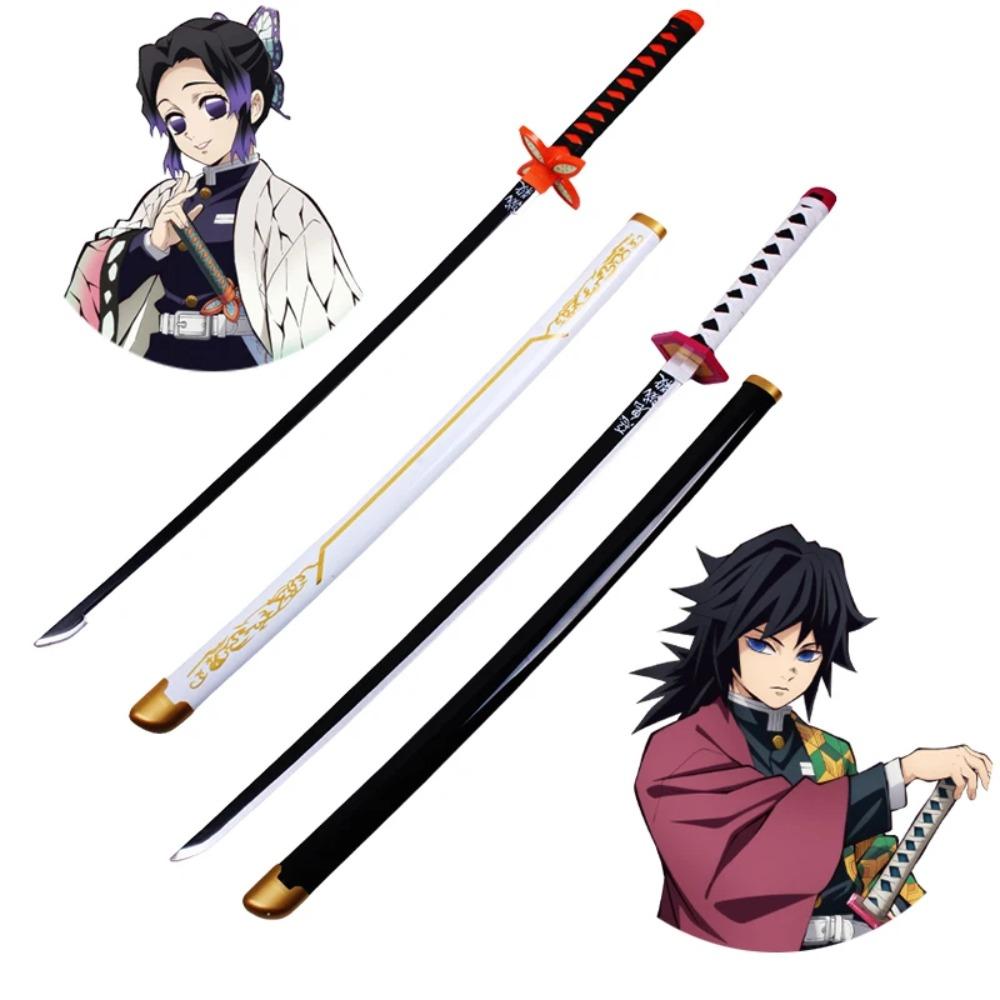 

72/104 см Катана Демонобійник Kimetsu No Yaiba Лезо Аніме Косплей Реквізит Танджіро Міцурі Реальний Розмір Японська Катана Шабля Дитяча Іграшка 72cm