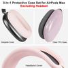SOULWIT Replacement Repair Kit for AirPods Includes Mesh Fabric Ear Headband TPU Protective and Silicone Ear Pad Cover Protection Accessory and Soft