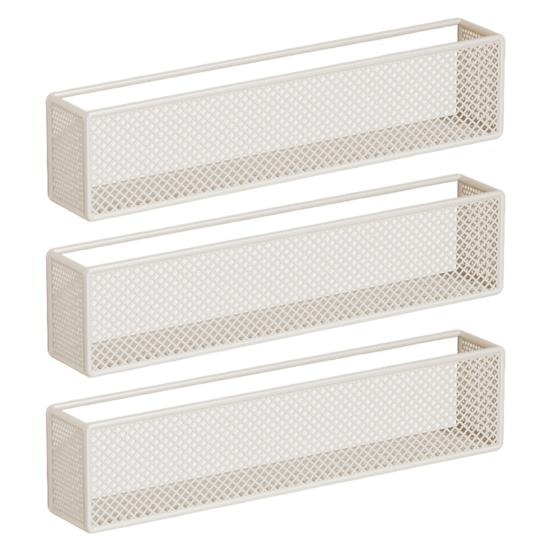 1/2/3Pcs Storage Rack Metal Bookshelf Strong Load-bearing Simple Installation Multipurpose Wall Mount Record Holder Magazine Rack