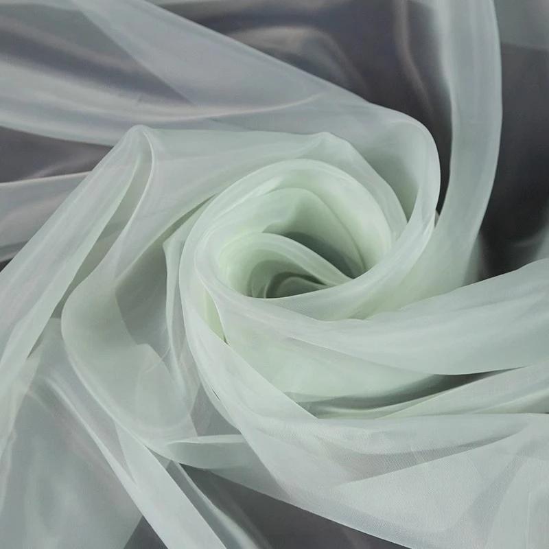 Breiter 160cm Verschlüsselter Gaze Organza Stoff Meterware Paillettenbesetzt für Bühnenröcke Hintergrund Nähen Dekoration DIY Glatt