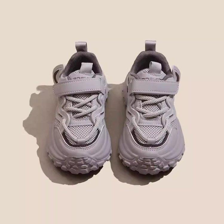 

Boys shoes 2025 new spring and autumn children s black sneakers girls dad shoes popular breathable running shoes 37 yards inner length 23.2cm
