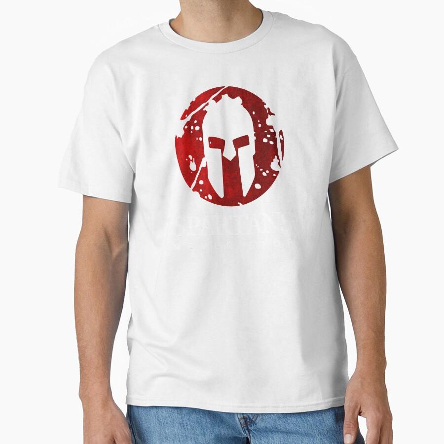 Spartans Never Stop Spartan warrior helmet ancient greece this is sparta T Shirt for men Large size Adult tops S-6XL