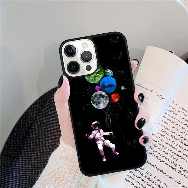 Outer Space Phone Case Cover For iPhone 17 Air 15 16 14 13 12 Pro Max 11 Pro Max Plus Coque Shell